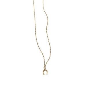 NEW ALV JEWELS cowgirl charm horseshoe necklace in gold